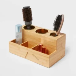 12" X 7" X 6" Bamboo Hair Tools Organizer With 5pc Magnets - Brightroom™ -Brightroom Outlet Store GUEST 037fa776 5869 4dee 8186 ef33ca2baf73