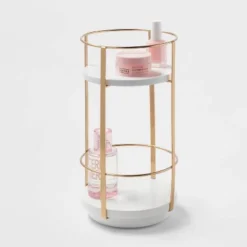 10" X 5.7" Round Metal Countertop Turntable Brass - Brightroom™ -Brightroom Outlet Store GUEST 0f7b8890 6df4 4606 9fa9 246d6098805b