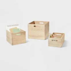 Small Decorative Light Wood Crate Natural - Brightroom™ -Brightroom Outlet Store GUEST 1433e760 ccd4 4d74 8b8b fdcc848f7469 2
