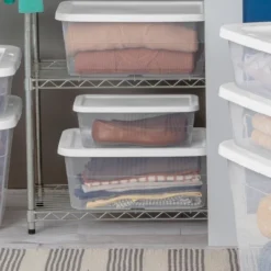 16qt Clear Storage Box With Lid White - Brightroom™ 14 16qt Clear Storage Box With Lid White - Brightroom™ -Brightroom Outlet Store GUEST 1a8b60bf b2f8 4db0 b406 632349a651a8