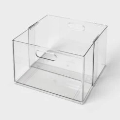 All Purpose Clear Expandable Bin Large - Brightroom™ -Brightroom Outlet Store GUEST 1b4378b1 8390 416c 9420 f492a930d124