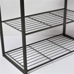 3 Tier Shoe Rack Black Metal With Natural Wood - Brightroom™ -Brightroom Outlet Store GUEST 240132f8 8257 4467 82bd 34848919c42b