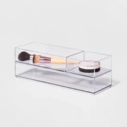 3 Bathroom Plastic Tray Beauty Organizer Set Clear - Brightroom™ -Brightroom Outlet Store GUEST 28aee1c3 5eb3 439c 8ea4 2dbdc4bd6ddf