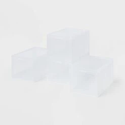 Stackable Small Bin Front Opening Clear - Brightroom™: Transparent Utility Storage, Stackable, BPA-Free, 12 Volume Capacity -Brightroom Outlet Store GUEST 29559c77 dcb5 4d53 a1b7 c974f4fe278e