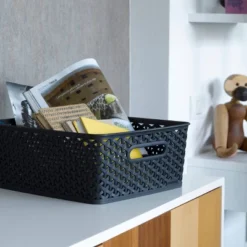 Y-Weave Medium Decorative Storage Basket - Brightroom™ -Brightroom Outlet Store GUEST 2b6a76ce c525 47ec 8a81 4e6f9eb6a29d