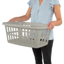 1.5bu Laundry Basket Gray - Brightroom™ -Brightroom Outlet Store GUEST 2cd1c6f5 0c55 4128 b5ae 3dedca94f33d