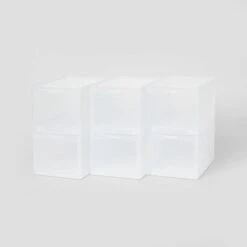Small Stackable Bins Front Opening Clear Plastic - Brightroom™ -Brightroom Outlet Store GUEST 3c949385 7473 4475 8c8a 9fa49d23bd71