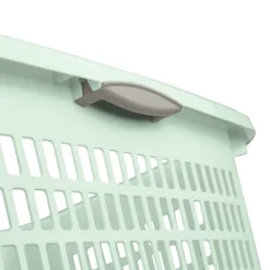 2bu Laundry Basket Green - Brightroom™: Portable Plastic Clothes Organizer With Built-In Handles, 70.4L Capacity -Brightroom Outlet Store GUEST 413eae4f 403e 46ee b080 5aae0cb47bda