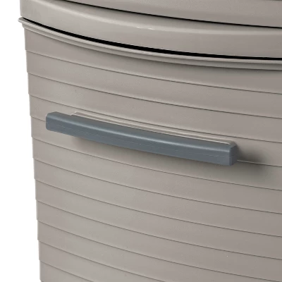 4 Drawer Skinny Tower Dark Gray - Brightroom™: Plastic Storage Drawers, Decorative Organizer, No Assembly Required 5 4 Drawer Skinny Tower Dark Gray - Brightroom™: Plastic Storage Drawers, Decorative Organizer, No Assembly Required - Image 5