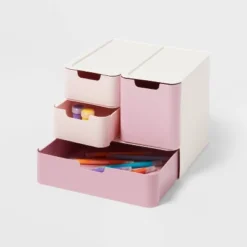 Modular Storage Drawer Set Pink - Brightroom™ 5 Modular Storage Drawer Set Pink - Brightroom™ -Brightroom Outlet Store GUEST 426cf388 a3c0 4555 b9b4 7518b4037bbd