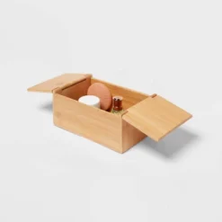 6" X 9" X 4" Rectangular Hinge Lid Bamboo Countertop Organizer - Brightroom™ 5 6" X 9" X 4" Rectangular Hinge Lid Bamboo Countertop Organizer - Brightroom™ -Brightroom Outlet Store GUEST 448d43d4 ccde 4178 8ab1 21a8ac437e38