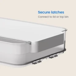 Click In Place 6.7qt Clear Shallow Plastic Storage Bin With White Latch For Home And Office Organization - Brightroom™ -Brightroom Outlet Store GUEST 491a8212 cf5c 4251 b9c9 48c3e4a4fcdf