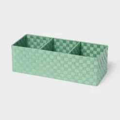 Woven Plastic 3 Compartment Bin - Brightroom™ -Brightroom Outlet Store GUEST 4aca07cf 4980 48bd 9de1 826f2af02ee3