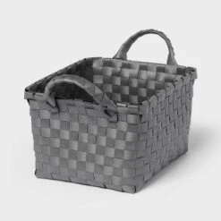 Woven Plastic Basket Small - Brightroom™ -Brightroom Outlet Store GUEST 4b812fc8 8c68 4383 9d13 2275d7e7c362