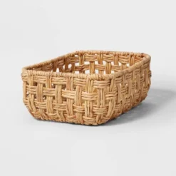 Rectangular Twisted Open Checkered Weave Basket - Brightroom™ 8 Rectangular Twisted Open Checkered Weave Basket - Brightroom™ -Brightroom Outlet Store GUEST 514258d4 7e89 434a bb0b bbdf991578bf