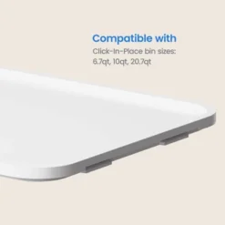 Click In Place Large Lid For Plastic Storage Bins For Home And Office Organization White - Brightroom™ 11 Click In Place Large Lid For Plastic Storage Bins For Home And Office Organization White - Brightroom™ -Brightroom Outlet Store GUEST 519dba91 3966 4056 922d 3ce9208e44e8