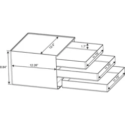All Purpose 3 Drawer Storage Clear - Brightroom™ -Brightroom Outlet Store GUEST 5845b0fb 7cee 47bd 882c 1e41ccb59e0e