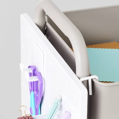 Pegboard Set White - Brightroom™ 3 Pegboard Set White - Brightroom™ - Image 3