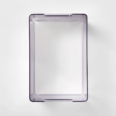 Bathroom Organizer Bin With Handles Clear - Brightroom™ 2 Bathroom Organizer Bin With Handles Clear - Brightroom™ - Image 2