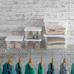 16qt Clear Storage Box With Lid White - Brightroom™ 13 16qt Clear Storage Box With Lid White - Brightroom™ -Brightroom Outlet Store GUEST 69ac66f0 fc6c 400d beca eb29784649e1