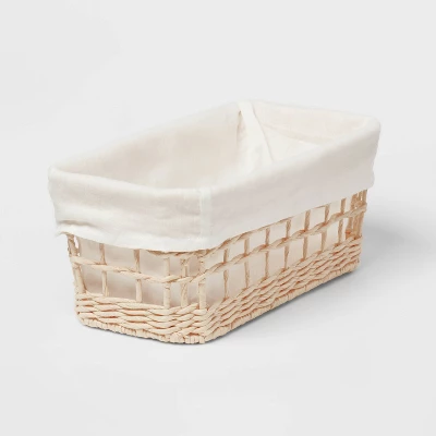 Tapered Woven Basket With Liner - Brightroom™ 3 Tapered Woven Basket With Liner - Brightroom™ - Image 3