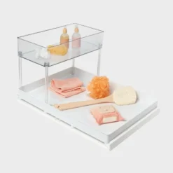 Large Gliding Tray With Bin Clear - Brightroom™ 5 Large Gliding Tray With Bin Clear - Brightroom™ -Brightroom Outlet Store GUEST 80c2f4bb 03d6 405a ae80 8ebdbed27ebb