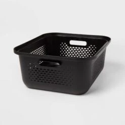 Small Decorative Plastic Bin With Cutout Handles - Brightroom™ -Brightroom Outlet Store GUEST 80fa406d f164 4001 b0c0 406b1bce2bd5