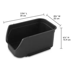 8.9qt Open Front Stackable Storage Bin - Brightroom™ -Brightroom Outlet Store GUEST 82cd478b cf8f 45f4 afac 5b9333cbe627