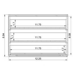 All Purpose 3 Drawer Storage Clear - Brightroom™ -Brightroom Outlet Store GUEST 832698ca 3ff5 4af9 86b8 cac960d3fd13