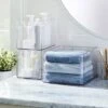 Bathroom Organizer Bin With Handles Clear - Brightroom™