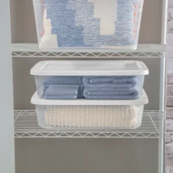 28qt Clear Under Bed Storage Box White - Brightroom™ -Brightroom Outlet Store GUEST 8a3a15e3 0651 4280 bec2 c70d55a9cbef