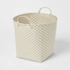 Woven Plastic Floor Basket - Brightroom™ -Brightroom Outlet Store GUEST 8d67a6c1 0465 413a 99a1 01e17190f0e5