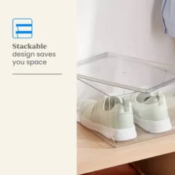 11L Stacking Clear Bin With Lid - Brightroom™ 6 11L Stacking Clear Bin With Lid - Brightroom™ -Brightroom Outlet Store GUEST 8dc43113 e381 4d87 94ce 024fa4b46a2b