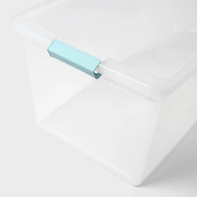 66qt Clear Storage Bin With Latches - Brightroom™ 2 66qt Clear Storage Bin With Latches - Brightroom™ - Image 2