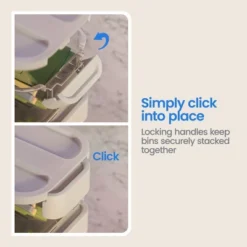 Click In Place 6.7qt Clear Shallow Plastic Storage Bin With White Latch For Home And Office Organization - Brightroom™ -Brightroom Outlet Store GUEST 917761a8 62ad 45b4 9419 69449053ec96