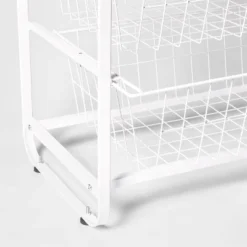 4 Drawer Metal Storage Organizer White - Brightroom™: Steel Utility Storage, Fixed Shelves, Universal Wire Drawers 5 4 Drawer Metal Storage Organizer White - Brightroom™: Steel Utility Storage, Fixed Shelves, Universal Wire Drawers -Brightroom Outlet Store GUEST 95e3afde f6a0 4d5d 9b17 32cd4573c489