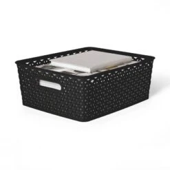 Y-Weave Medium Decorative Storage Basket - Brightroom™ -Brightroom Outlet Store GUEST 9b86e551 fb44 4c61 a809 ebfad1092f68