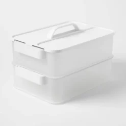 Click In Place 10qt Clear Plastic Storage Bin With White Latch For Home And Office Organization - Brightroom™ 11 Click In Place 10qt Clear Plastic Storage Bin With White Latch For Home And Office Organization - Brightroom™ -Brightroom Outlet Store GUEST 9cba3c80 559f 4a6f 8866 9b83e25124c3