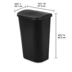 11.3gal Lift Top Waste Basket Black - Brightroom™: Kitchen Trash Can, Fingerprint-Resistant, Indoor Trash Bin 11 11.3gal Lift Top Waste Basket Black - Brightroom™: Kitchen Trash Can, Fingerprint-Resistant, Indoor Trash Bin -Brightroom Outlet Store GUEST 9db165a7 0493 4c4c b089 67dac64661c4