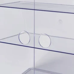 Clear Storage Case With Hinged Doors - Brightroom™: Plastic Bathroom Caddy, Shower & Bath Organizer, 12" X 9" X 6" -Brightroom Outlet Store GUEST 9dd028fe 89cf 4eba a33f 75805b11e138