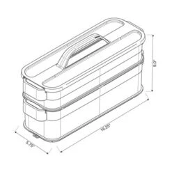 6pc Click In Place Slim Toolbox Kit Plastic Storage Home And Office Organization - Brightroom™​ -Brightroom Outlet Store GUEST a0748a17 c46c 4389 bf49 9194656a6675