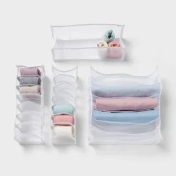 Mesh Drawer Organizer Inserts 4pk - Brightroom™ 5 Mesh Drawer Organizer Inserts 4pk - Brightroom™ -Brightroom Outlet Store GUEST a9241538 50f3 482b 8d66 993a646b83f5