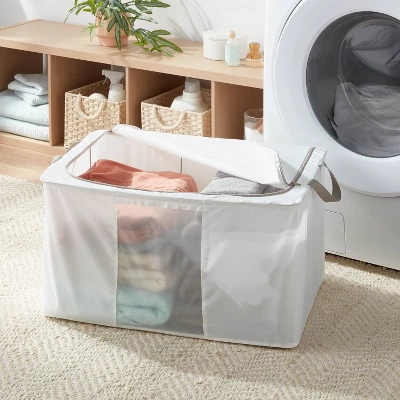 Collapsible Large Storage Bin - Brightroom™ 1 Collapsible Large Storage Bin - Brightroom™