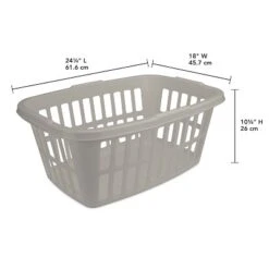 1.5bu Laundry Basket Gray - Brightroom™ -Brightroom Outlet Store GUEST afa83693 4501 4327 a630 415b49f85445