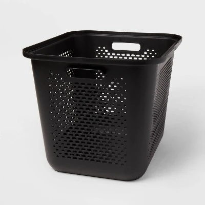 Large Decorative Plastic Bin With Cutout Handles - Brightroom™ 3 Large Decorative Plastic Bin With Cutout Handles - Brightroom™ - Image 3