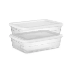 28qt Clear Under Bed Storage Box White - Brightroom™ -Brightroom Outlet Store GUEST b49145bd e993 443d 824a 7749de47657c