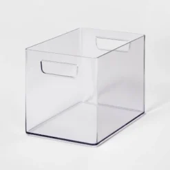 Bathroom Organizer Bin With Handles Clear - Brightroom™ 12 Bathroom Organizer Bin With Handles Clear - Brightroom™ -Brightroom Outlet Store GUEST b94e4b0c c6e8 4289 8f50 4d9a8cedd5a0