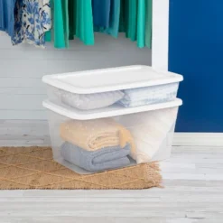 41qt Clear Under Bed Storage Box White - Brightroom™ 14 41qt Clear Under Bed Storage Box White - Brightroom™ -Brightroom Outlet Store GUEST c39c8946 9357 4a99 97a3 8b169b928f91