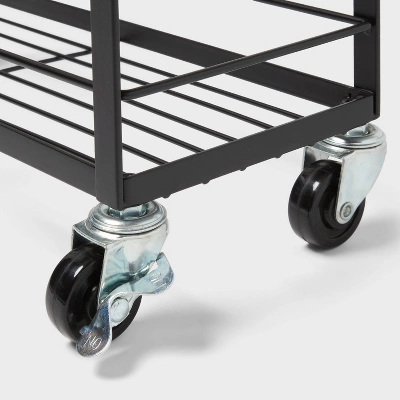 Skinny Bathroom Cart Black - Brightroom™ 2 Skinny Bathroom Cart Black - Brightroom™ - Image 2