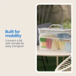 Click In Place 4.5qt Clear Slim Plastic Storage Bin With White Latch For Home And Office Organization - Brightroom™ 13 Click In Place 4.5qt Clear Slim Plastic Storage Bin With White Latch For Home And Office Organization - Brightroom™ -Brightroom Outlet Store GUEST c88ebed7 2251 4338 92f3 29cf140b56dc